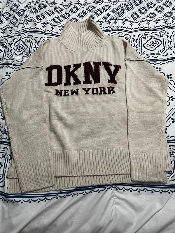 Women's Intarsia Logo Turtleneck Sweater