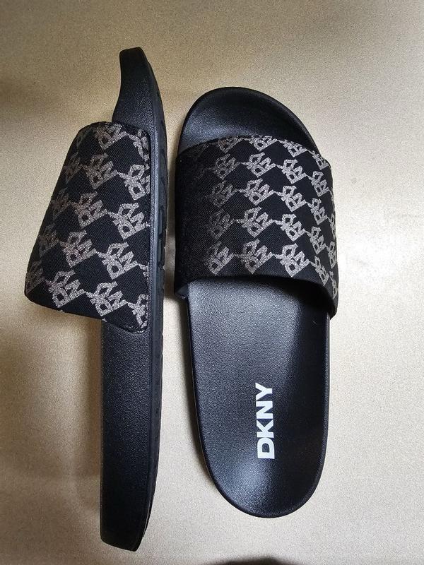 DKNY Women's Zella Slide Slip-On Flats Sandals - Macy's