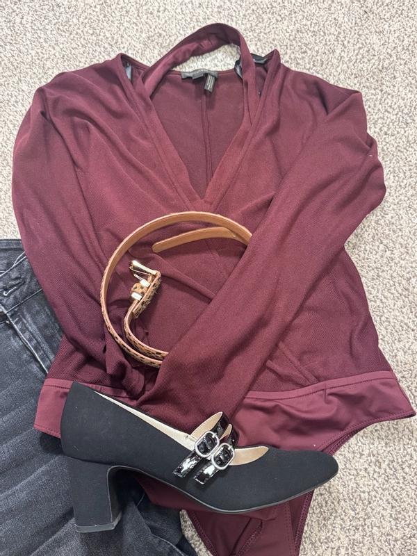 Customer photo for "Nice top but fits a little awkward"