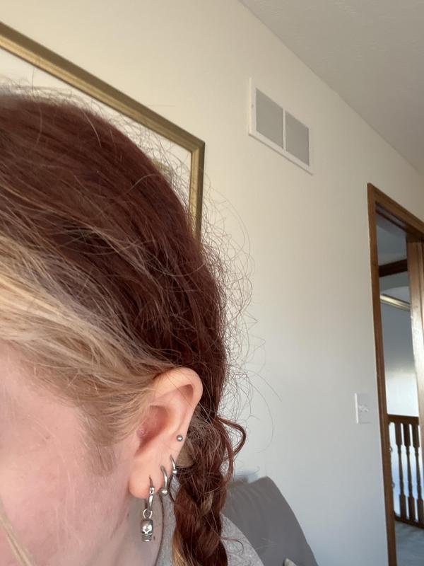 you can see how frizzy this left my hair!!