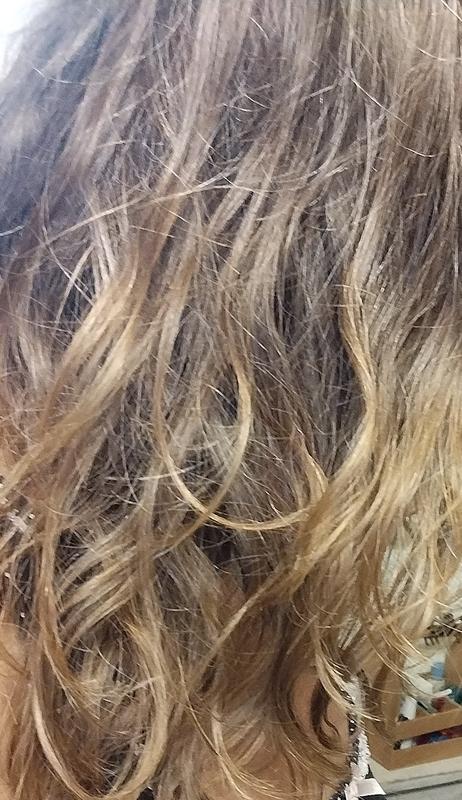 No product or hair tools used..air dried in a bun. Smooth and wavy!