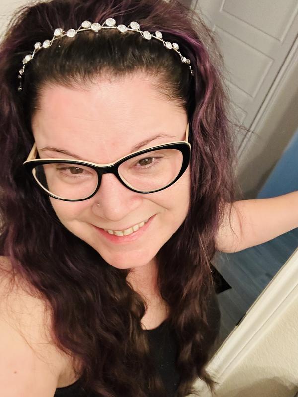 Yes, added some bling to my curls.