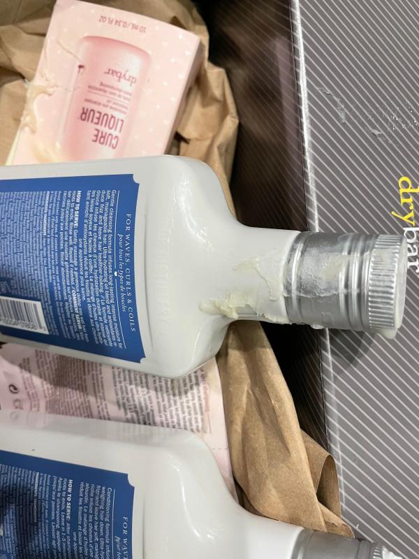 Lid wasn’t fully shut before packaging