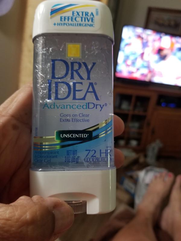 DRY IDEA CLEAR ANTIPERSPIRANT GEL, UNSCENTED OZ Meijer
