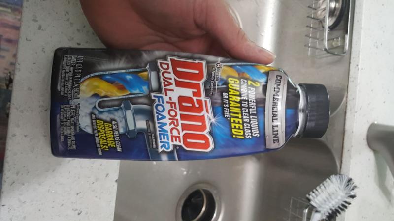 Drano 17 Oz. Dual Force Foaming Drain Cleaner - Bliffert Lumber and Hardware