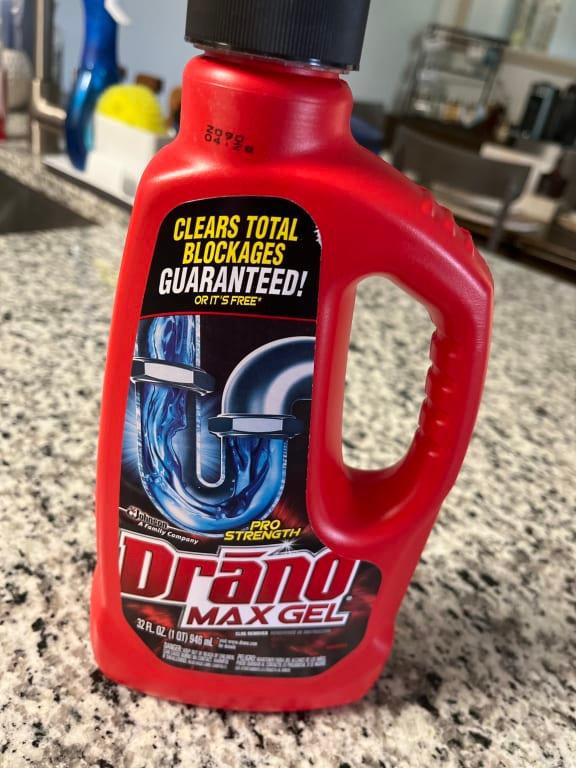 Customer Reviews Drano® 80 oz. Pro Strength Max Gel Drain Clog Remover
