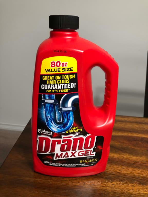 Drano Ultra Max Gel Clog Remover, 80 fl oz, 2 ct