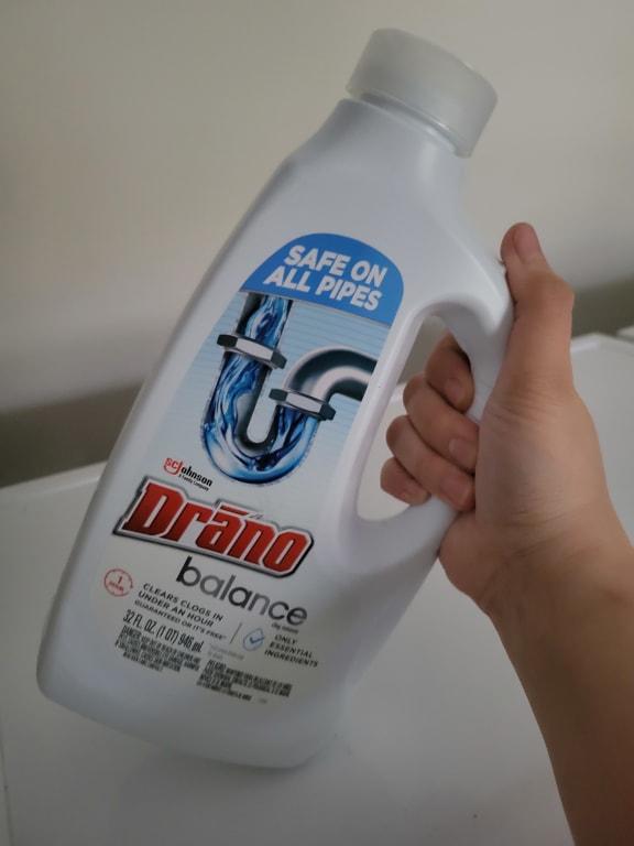 Drano Balance Drain Clog Remover and Cleaner, Non-Corrosive, Formulated  Using Only Essential Ingredients, 32 Fl Oz