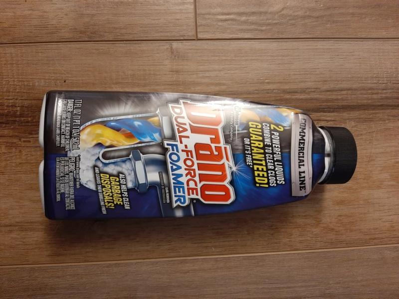 Drano Dual-Force Foamer Clog Remover, 17 oz