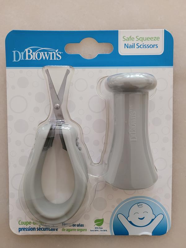 Dr. Brown's™ Safe Squeeze Nail Scissors