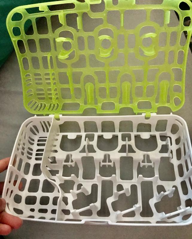 New Baby Natural Flow Dishwasher Basket For Wide Neck Bottle Parts