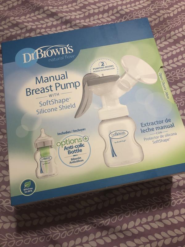 Dr. Brown's™ Manual Breast Pump with SoftShape™ Silicone Shield
