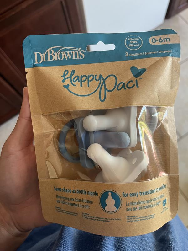 Dr. Brown's® HappyPaci™ 100% Silicone One-Piece Pacifier – Dr. Brown's