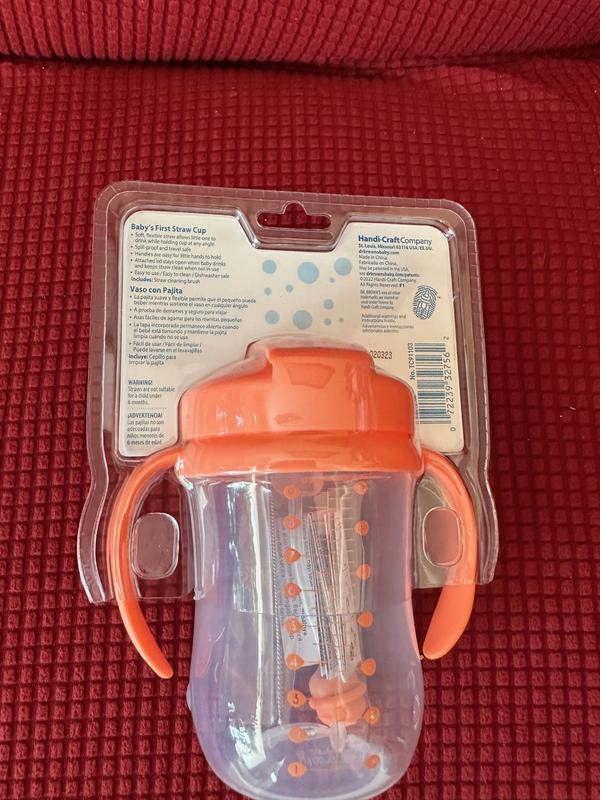 Munchkin Any Angle Weighted Straw Cup Orange 10 oz Delivery - DoorDash