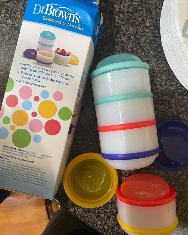 Dr. Brown's Snack-A-Pillar Stackable Snack & Dipping Cups