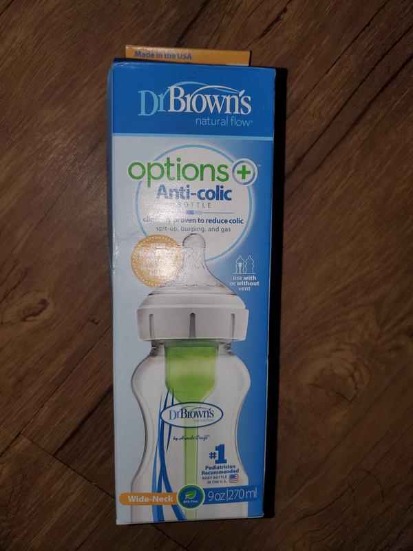 Monmartt - Dr Brown's Natural flow wide-neck Bottle Newborn Feeding Set The  Dr. Brown's Natural Flow Wide-Neck Baby Bottles offer a wonderful feeding  experience with innovative vent technology. Dr Brown's bottles use