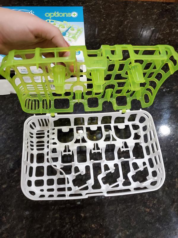 Baby Bottle Dishwasher Basket for Standard Baby Bottle Parts, Size: 1 Count (Pack of 1), Green