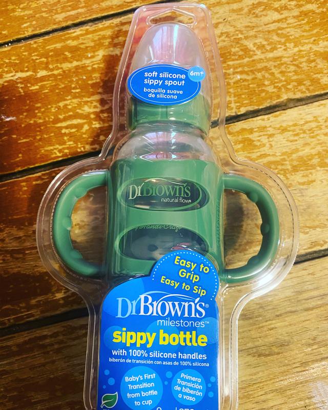 Perfect first sippy bottle
