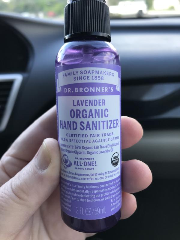 Save on Dr. Bronner's Organic Hand Sanitizer Lavender Order Online