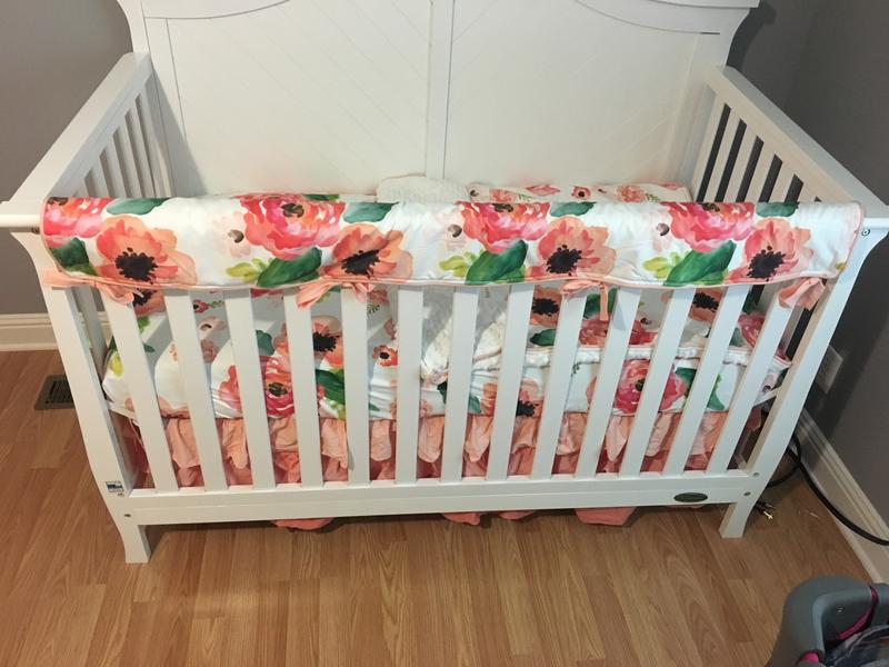 Crib with wheels convertible into crib - Pink Equo