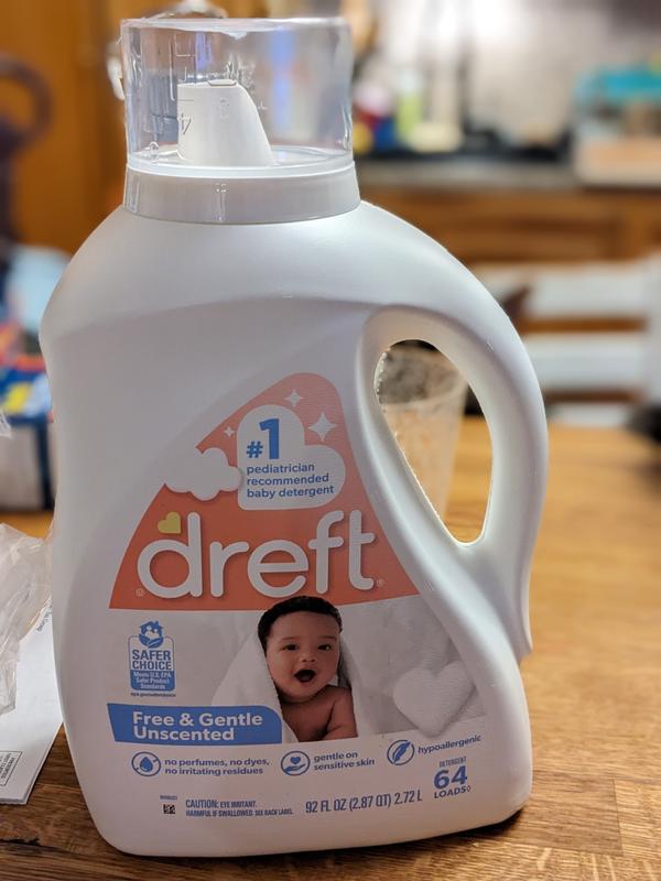 Stain Remover for Baby Clothes by Dreft, 24oz Pack of 2 Laundry