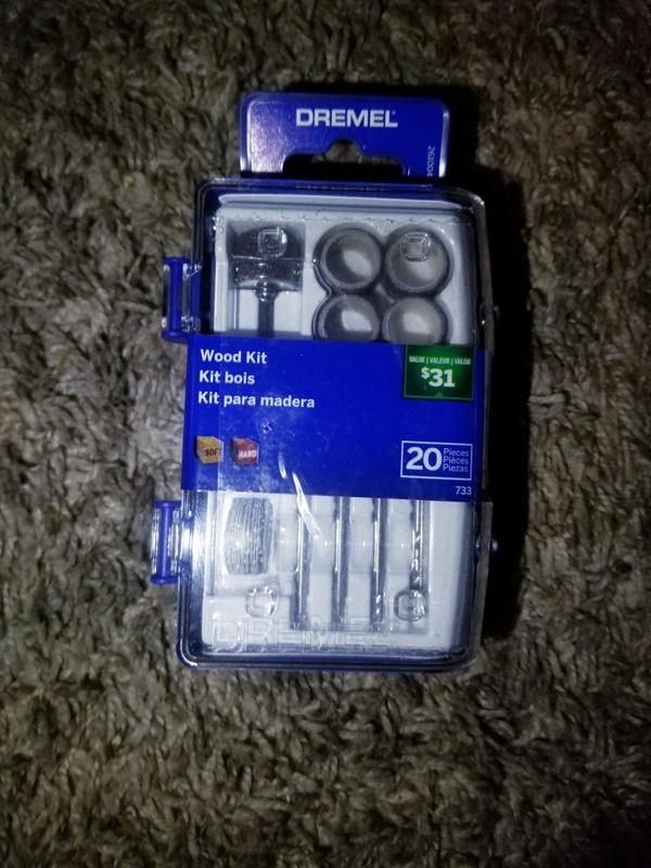 Kit Accesorios Dremel 733 Minitorno 20 Pzs Para Madera