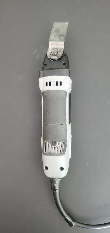 Clamping flange got twisted so blade not straight