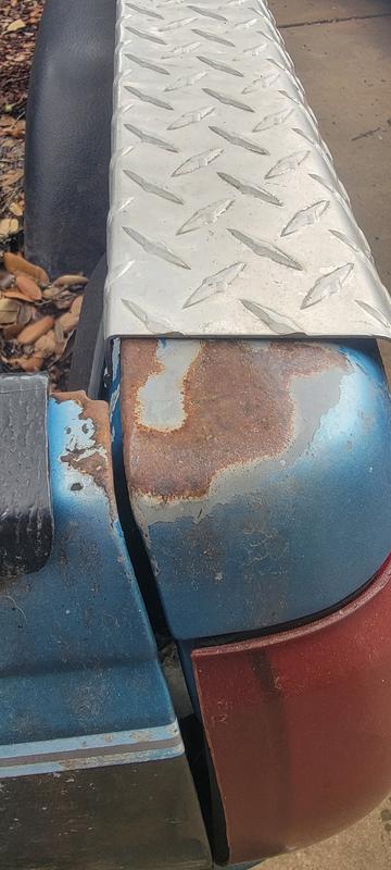 Before photo of rust