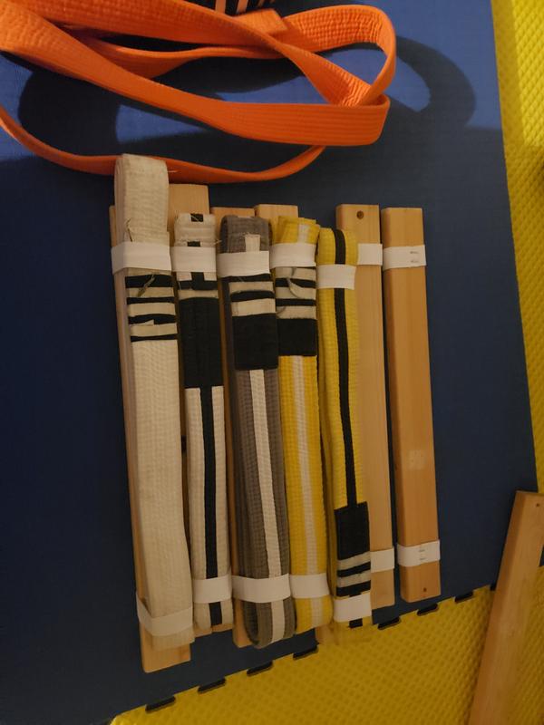 Part 2 to making jujitu belts hold