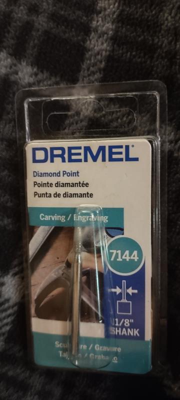 2 pointes diamant Dremel 4.4 mm