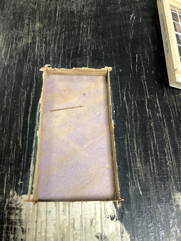 New window hole. Cut like butter.