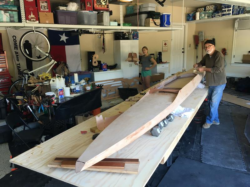 This is the Chesapeake Light Craft Oxford II Rowing Shell.