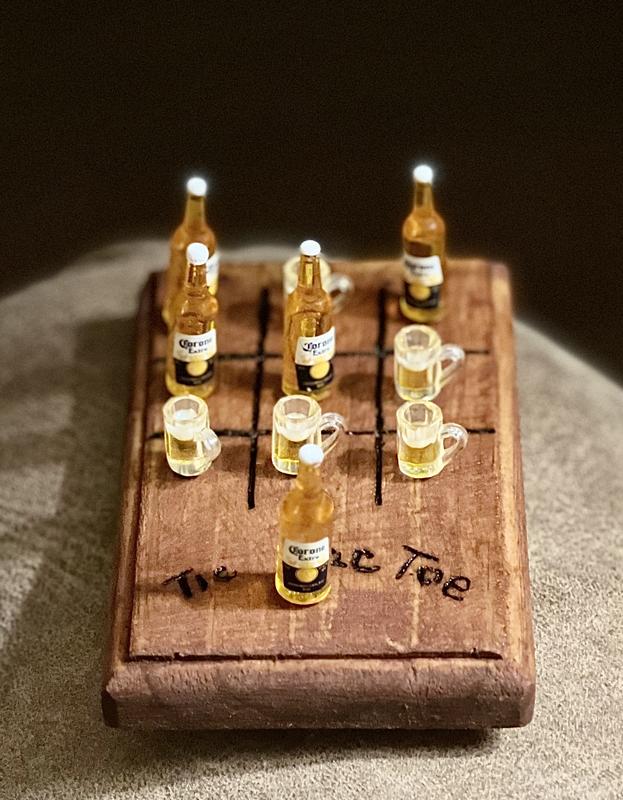 Beer themed tic tac toe game