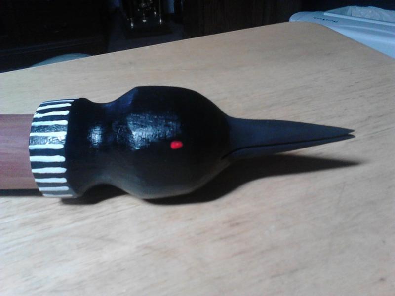 Loon Head on a Native American style wood flute