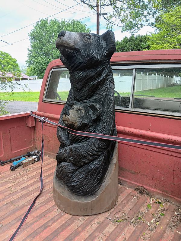 Marke & Son Woodcraft and Carving- bear and cub