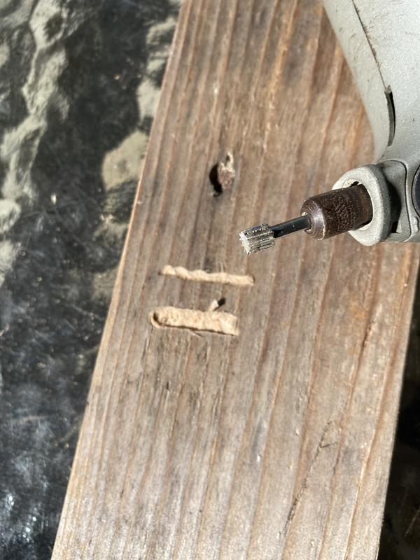 Best dremel bit for deals carving letters in wood