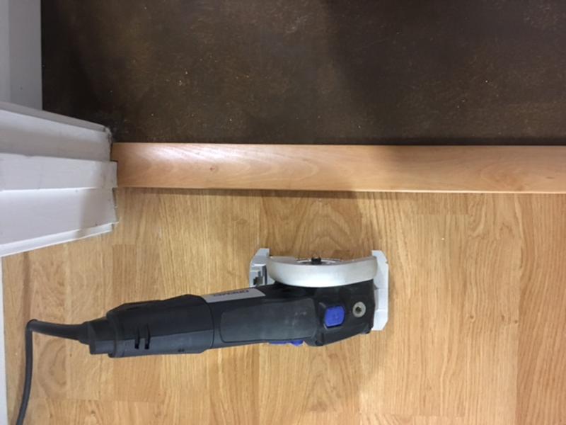 Threshold installed.