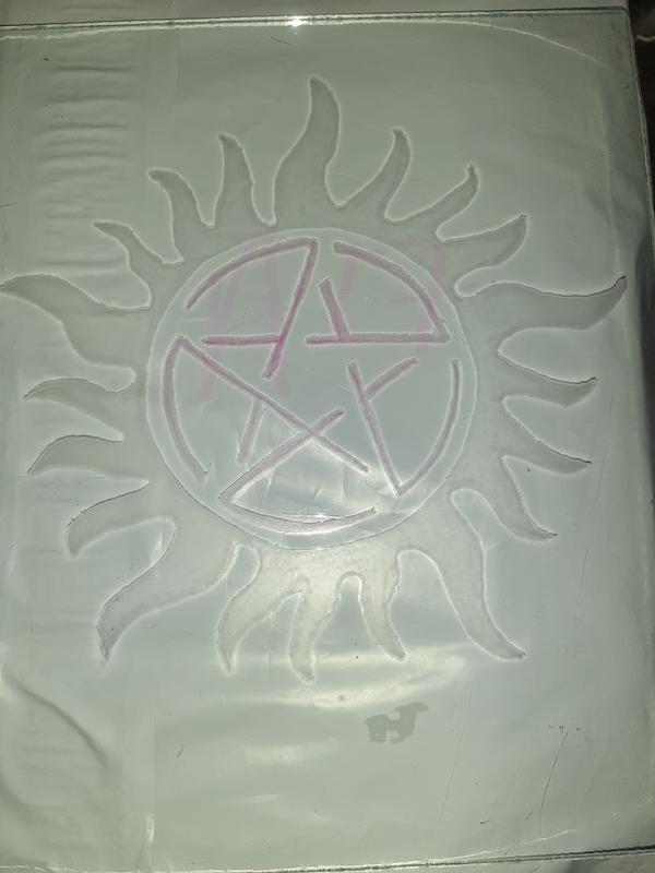 One of my etched glass