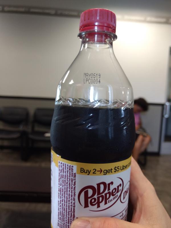 Dr Pepper 20oz Btl - Legacy Wine and Spirits