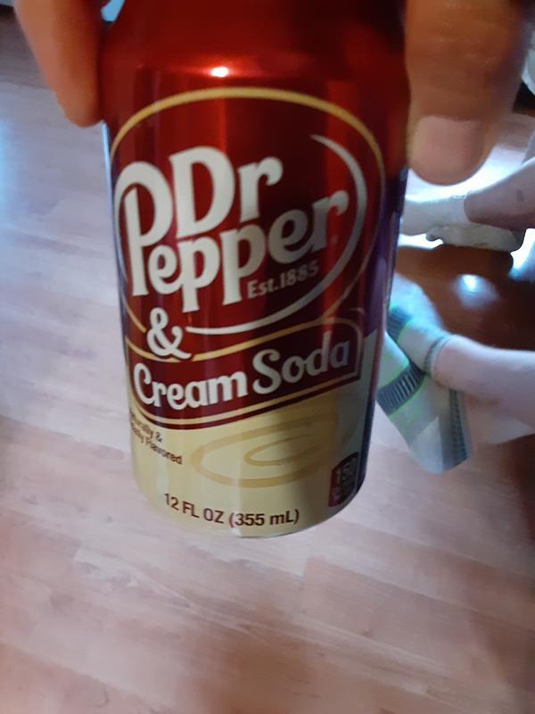 Dr Pepper & Cream Soda Pop, 12 fl oz, 12 Pack Cans 