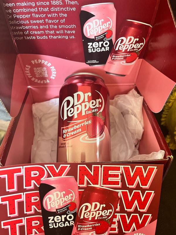 Dr. Pepper Adds a New Permanent Flavor: Strawberries and Cream