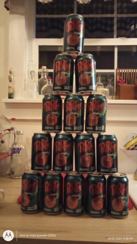 Dr Pepper Cherry Soda, 12 fl oz cans, 12 pack | Meijer