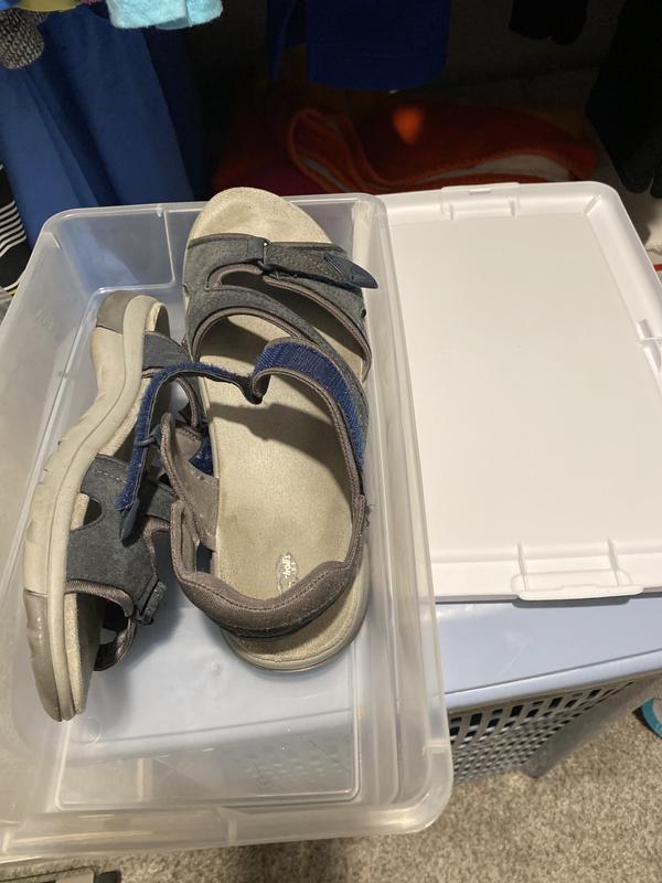 Fake suede sole gets stinky