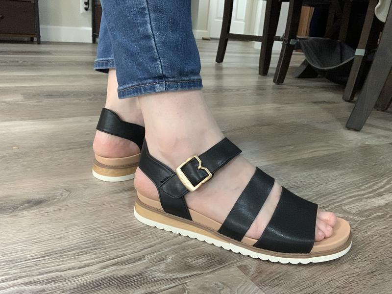 Foot slides back in shoe