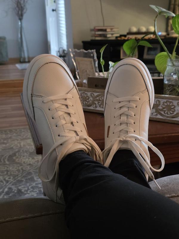 Customer photo for "Comfortable for short wear, but my long‑term plantar fasciitis keeps them from being an all‑day shoe."