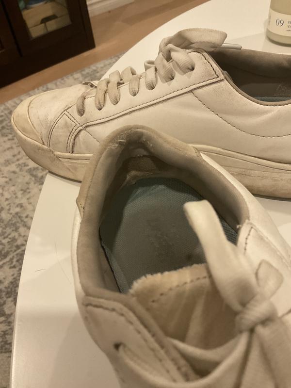 The shoes are tearing inside and the seams for the soles have started to fall apart