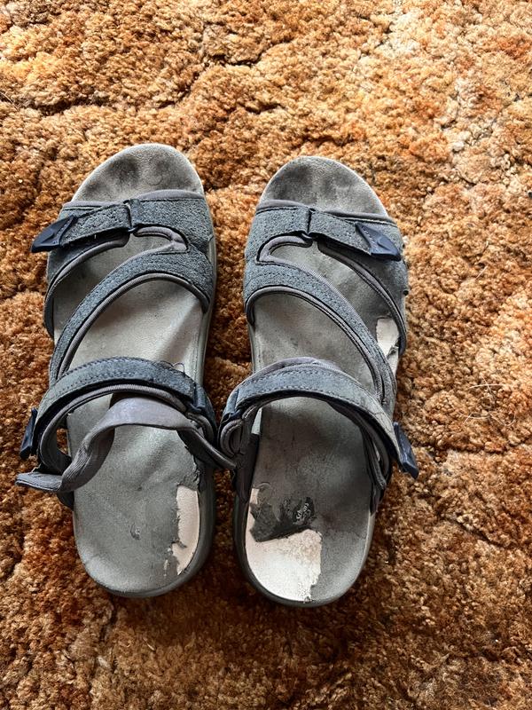 Worn out inside foot lining