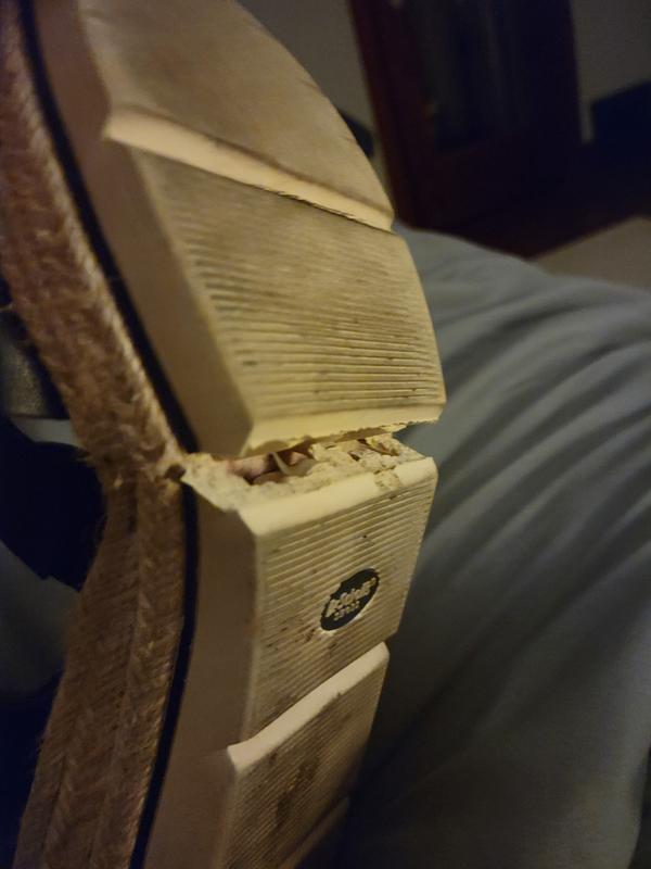 Cracked sole