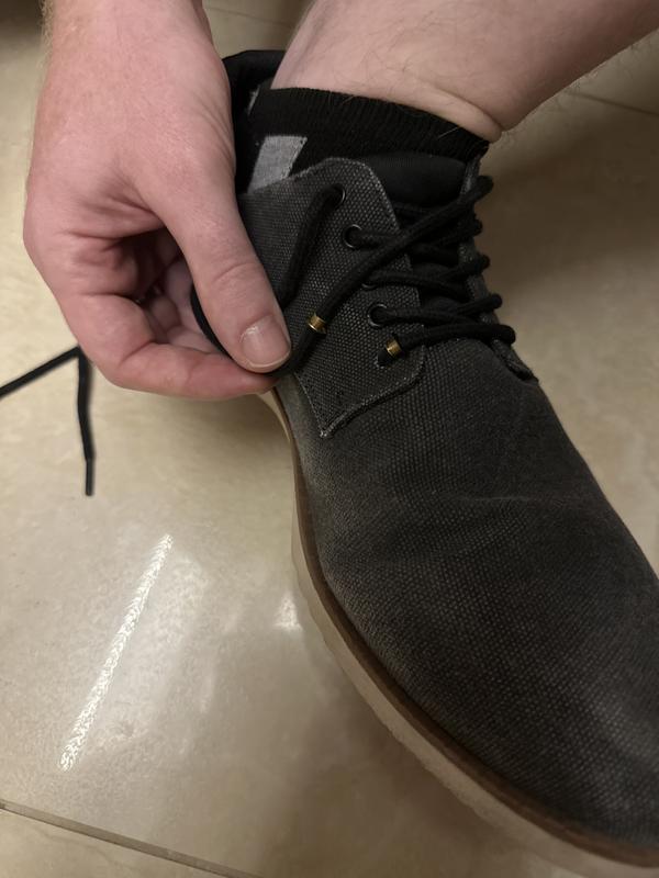 Metal shoe pieces breaking out of the shoe lace holders