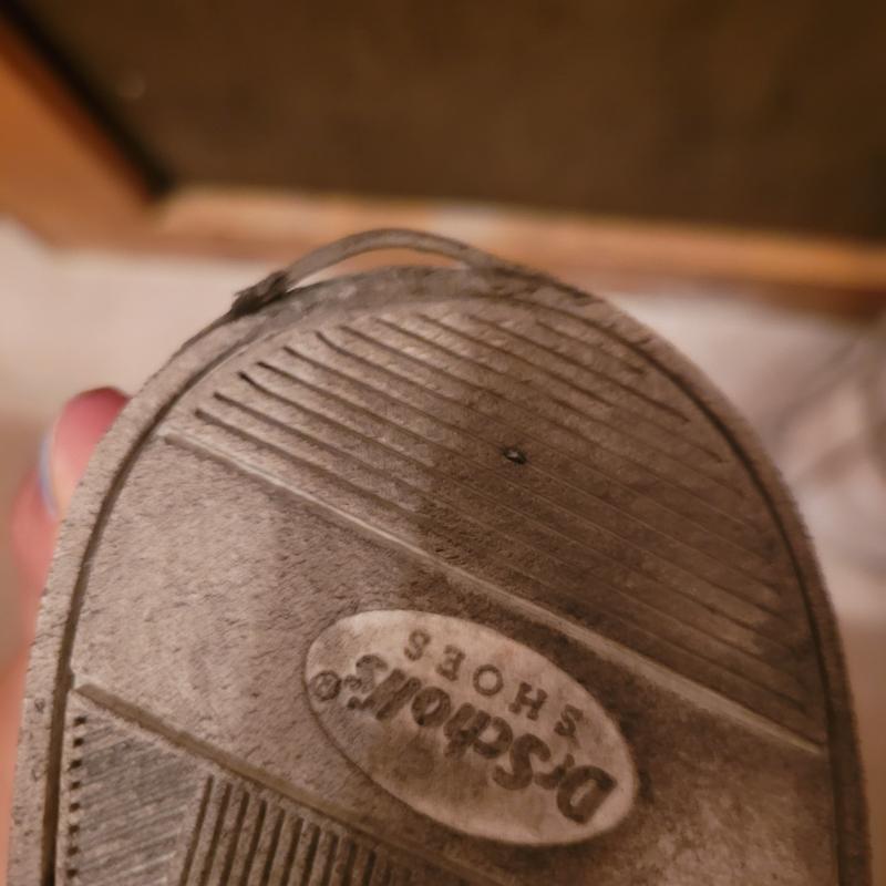 Customer photo for "Highly disappointed soles disintegrate immediately"